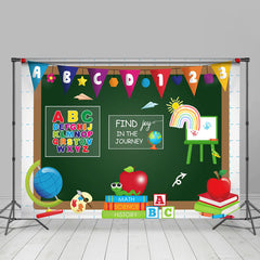Lofaris Course Blackboard Photo Backdrop for Back to School