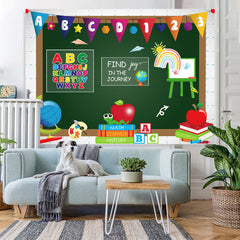 Lofaris Course Blackboard Photo Backdrop for Back to School
