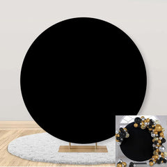 Circle White Floral Green Leaf Class Of 2023 Backdrop