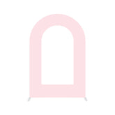 Lofaris Custom Pink Open Arch Backdrop Cover for Party