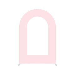 Lofaris Custom Pink Open Arch Backdrop Cover for Party