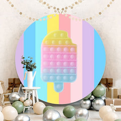 Circle Grey Car And Floral Wedding Backdrop For Party