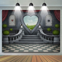 Lofaris Dark Grey Poker Wall Birthday Party Decoration Backdrop