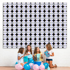 Lofaris Dazzling Cd Backdrop for Dance Party Birthday