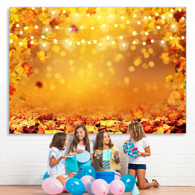 Lofaris Deciduous Maple Leaves Fall Scenery Autumn Backdrop