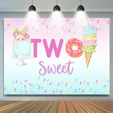 Lofaris Dessert Cake Ice Cream Candyland Two Sweet Backdrop