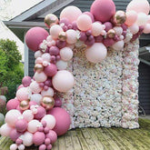 Lofaris Pink DIY 97 Pack Balloon Arch Kit | Garland Party Decorations - Rose Red | White