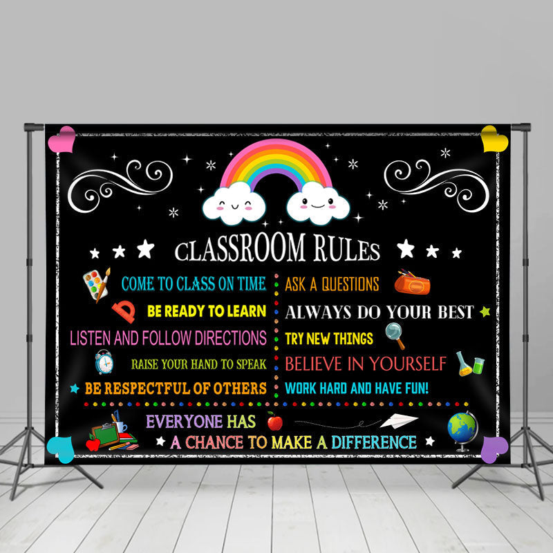 Lofaris Dream Big Educational Back to School Backdrop for Photo
