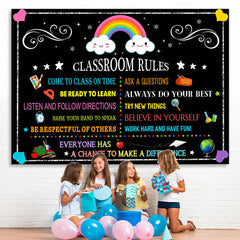 Lofaris Dream Big Educational Back to School Backdrop for Photo
