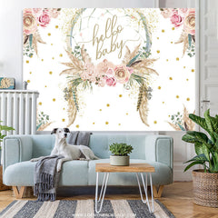 Lofaris Dreamcatcher Gender Reveal Theme Baby Shower Backdrop