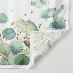 Lofaris Elegant Simple Leaves Happy Anniversary Backdrop