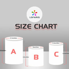 Lofaris Elephant Baby Shower Backdrop Cake Table Cover Kit