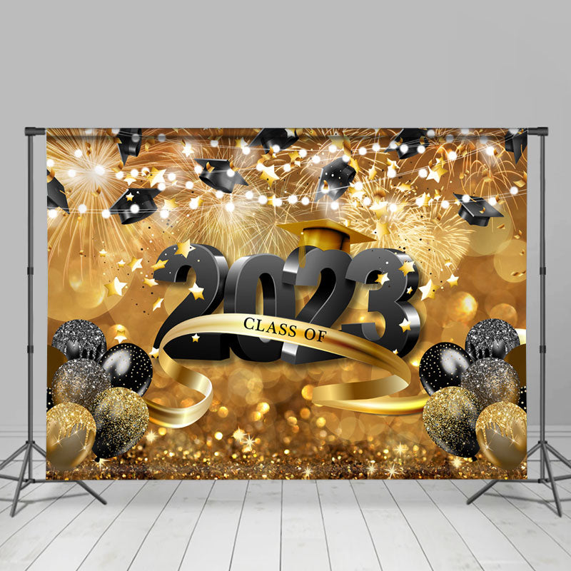 Lofaris Fallen Hats Spark Balloon Class Of 2023 Backdrop