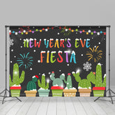 Lofaris UK Fiesta Snowy Theme Happy New Year Holiday Backdrop