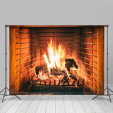 Lofaris Fireplace Backdrop Interior Vintage Family Photoshoot