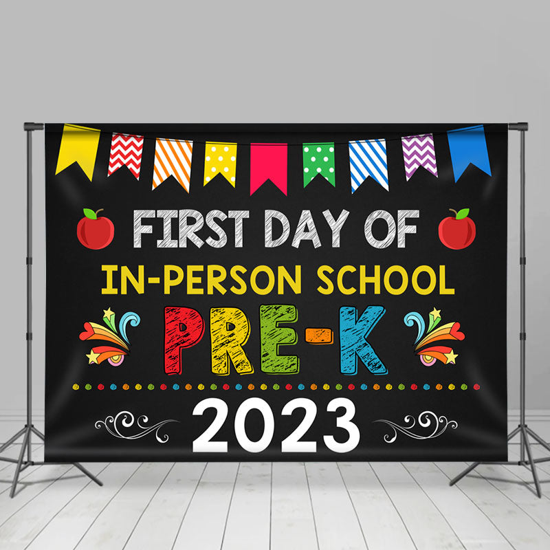 Lofaris First Day of in Person School Backdrop for Photoshoot