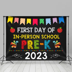 Lofaris First Day of in Person School Backdrop for Photoshoot