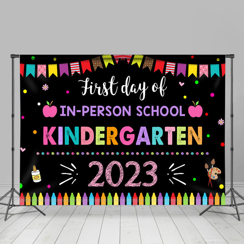 Lofaris First Day of Kindergarten Classroom Backdrop for Photo