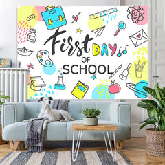 Lofaris First Day of School Classroom Kids Photoshoot Backdrop