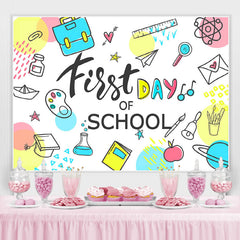 Lofaris First Day of School Classroom Kids Photoshoot Backdrop