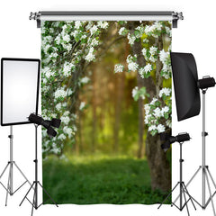 Lofaris Floral Bokeh Wonderland Elegant Sweet Spring Backdrop