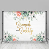 Lofaris Floral Brunch And Bubbly Spring Party Holiday Backdrop
