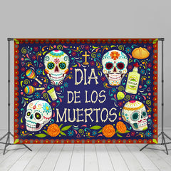Lofaris Floral Mexican Fiesta Backdrop For Customs