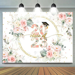 Lofaris Floral Sweet Class Of 2023 Graduation Backdrop