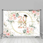 Lofaris Floral Sweet Class Of 2023 Graduation Backdrop