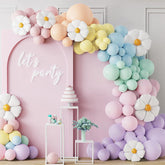 Lofaris Flower Macaron Pastel Balloons Garland For Events | Party Decorations