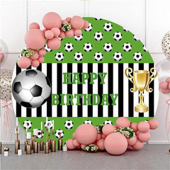 Our Berry Sweet Is Turning One Round Birthday Backdrop