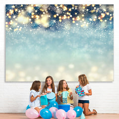 Lofaris Fuzzy And Glitter Gender Reveal Backdrop For Party