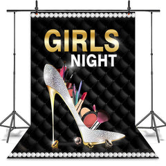 Lofaris Girls Night High Heels Decoration Backdrop for Party