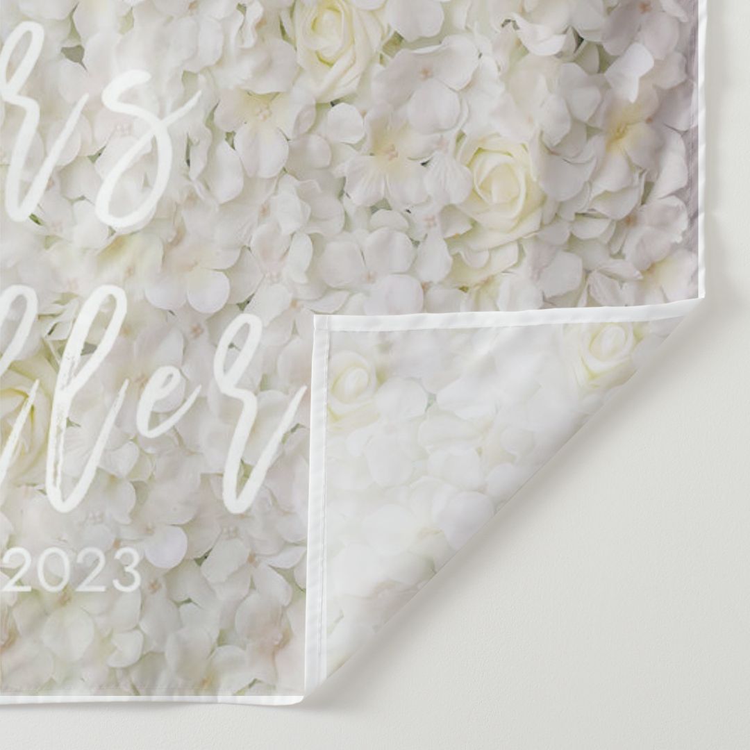 Lofaris Glitter And White Miss To Ms Wedding Party Backdrop