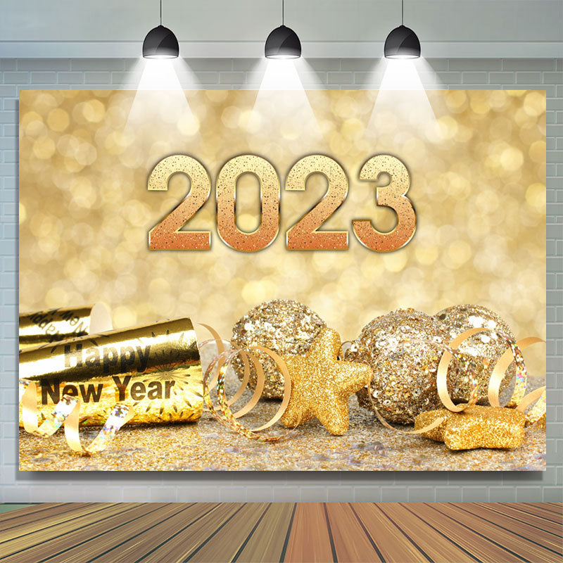Lofaris UK Glitter Balloon Rabbion Ball Happy New Year Backdrop