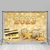 Lofaris UK Glitter Balloon Rabbion Ball Happy New Year Backdrop