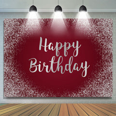 Lofaris Glitter Silver Dots Girls Princess Birthday Backdrop