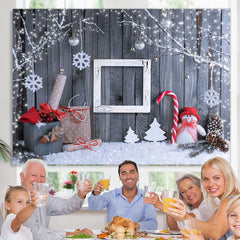 Lofaris Glitter Tree Snowflake Christmas Backdrop For Party