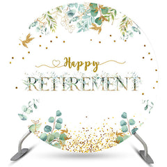 Peter Rabbit Floral Garden Happy Easter Round Backdrop