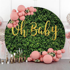 One Little Mermaid Turning 1st Round Birthday Backdrop