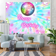 Lofaris Graffiti And Dance With Music Happy Birthday Backdrop