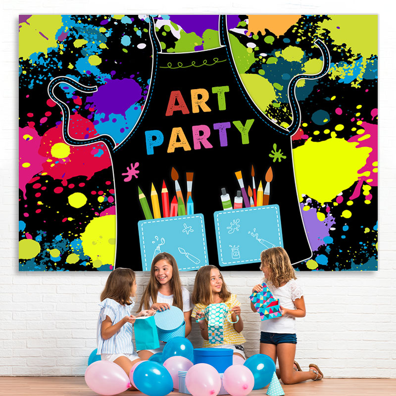 Lofaris Graffiti Art Party Happy Birthday Backdrop For Boy