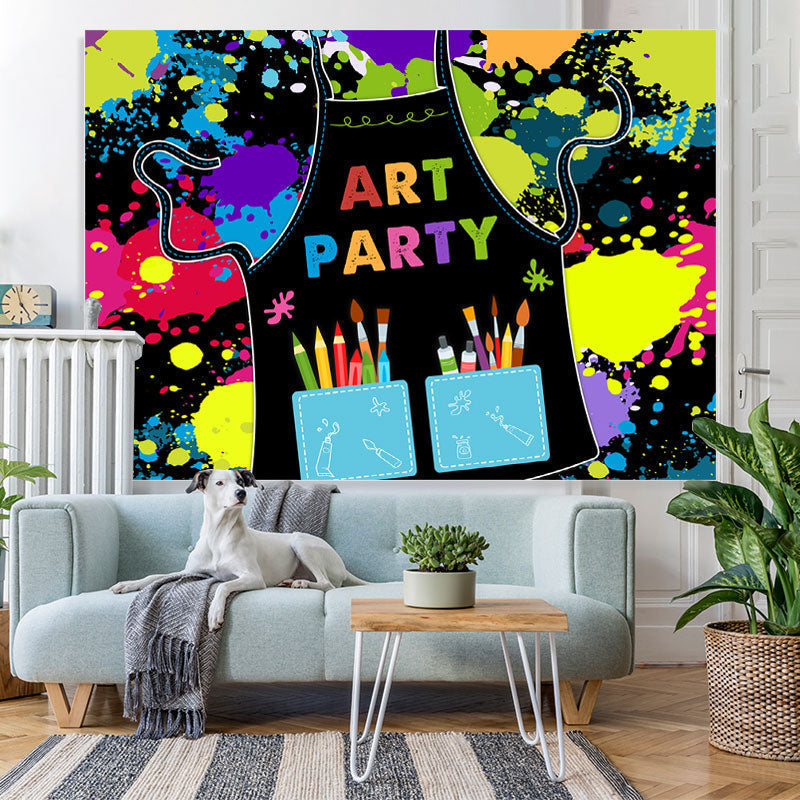 Lofaris Graffiti Art Party Happy Birthday Backdrop For Boy