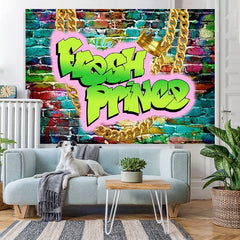 Lofaris Graffiti Brick The Fresh Prince Baby Shower Backdrop
