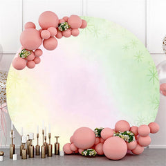 Blue Or Pink Pillow Round Bear Baby Shower Backdrop