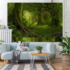 Lofaris Green Fairy Wonderland Forest Birthday Backdrop