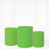 Lofaris Green Theme Cylinder Cover Printed Fabric