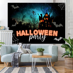 Lofaris Halloween Night Theme Welcome Party Backdrop