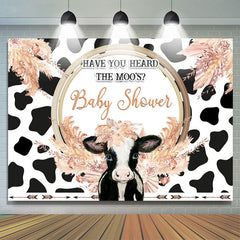 Lofaris Have You Heard The Moos Baby Shower Decoration Backdrop