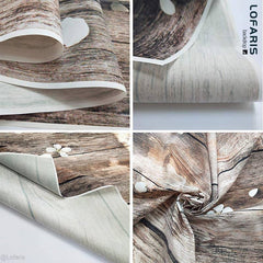 Lofaris Hawaiian Flowers Palm Leaves Photoshoot Backdrop